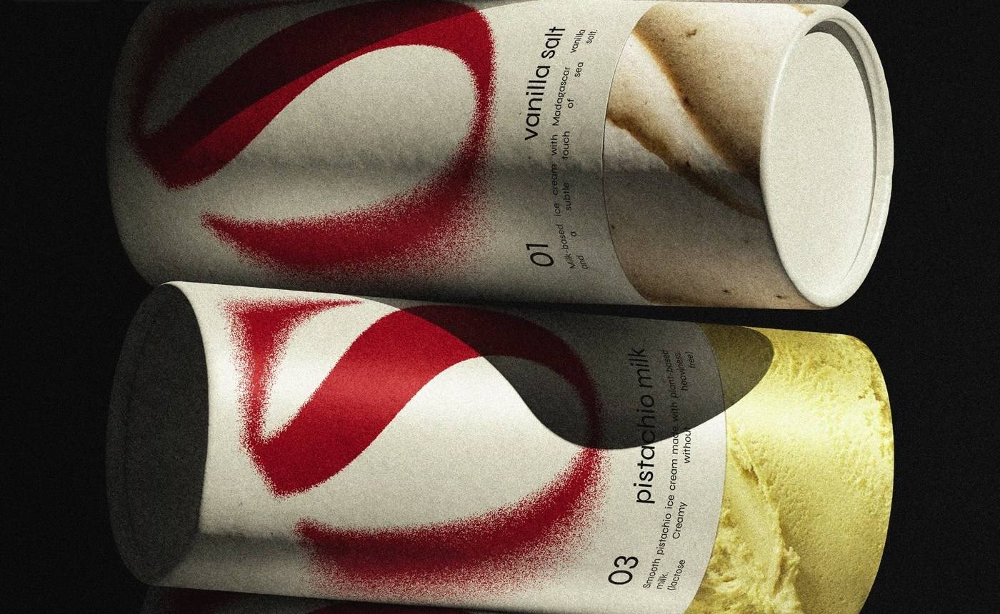 SOGO ice cream — 파인트 컵. vanilla salt 01, pistachio milk 03
