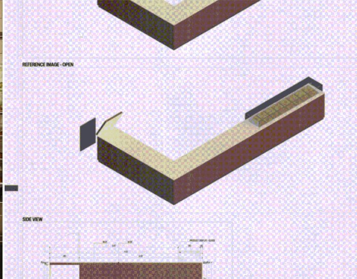 Millard Bakery | Interior Design — 도면. 카운터 아이소메트릭