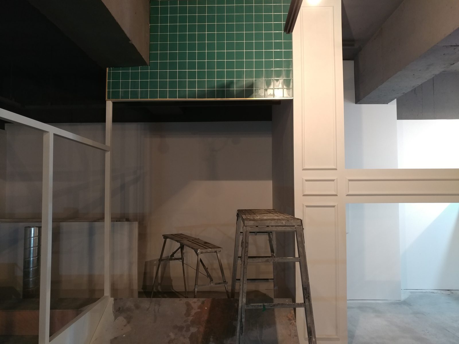 테리베리 대구 달서점 시공 — 그린 정사각 타일