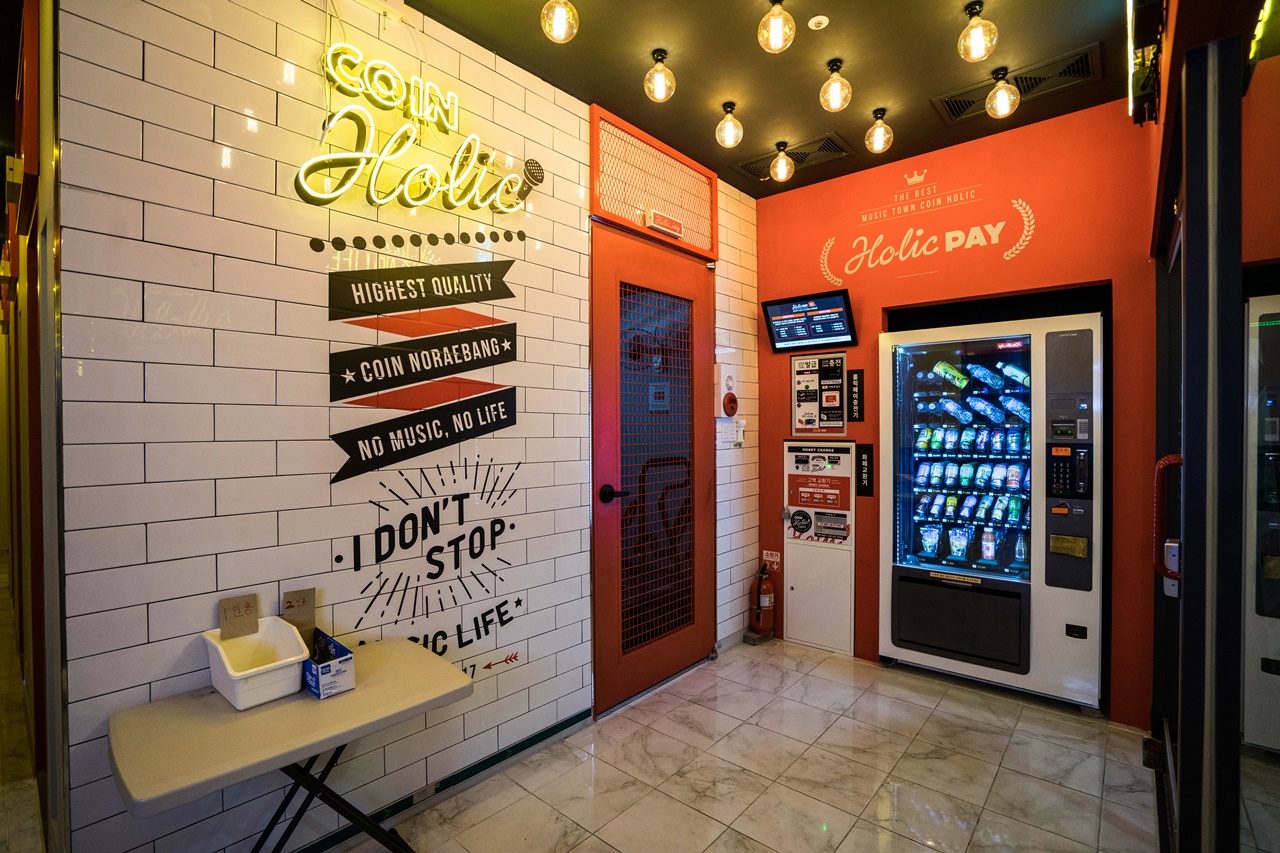 노래방인테리어_coinholic - IM100 인테리어,통합 브랜딩,투시도